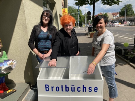 Neu in der Magdeburger Allee: die "Brotbüchse"