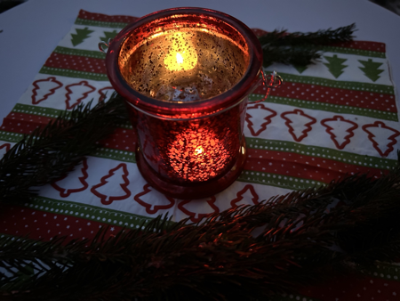 Lichterglanz im Hinterhof