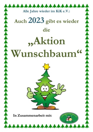 Wunschbaumaktion 2023 im SozialSalon