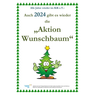 Wunschbaumaktion 2024 im SozialSalon - vom 04. November bis 06. Dezember