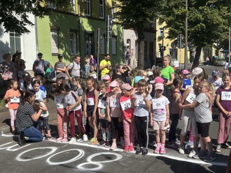 Spendenlauf und Zuckerwatte